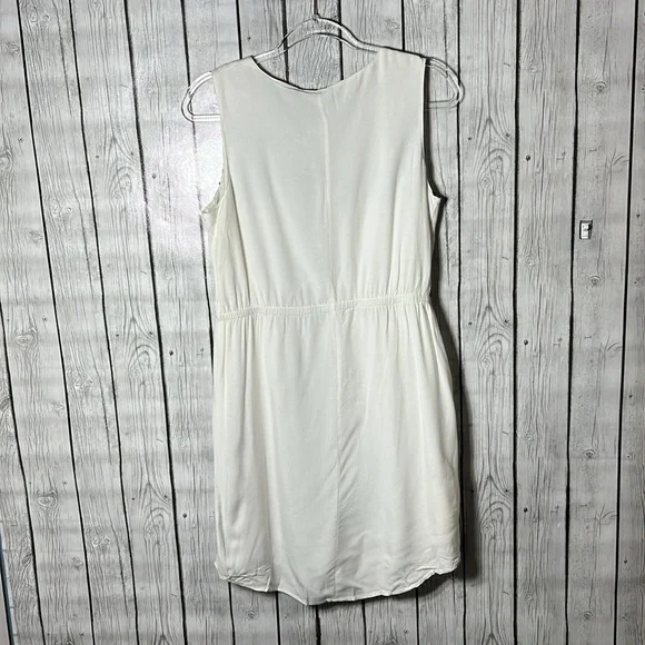 Kenji cream Beaded-sequined-Embroidered Front Sleeveless Lined dress size 8 - Picture 12 of 12